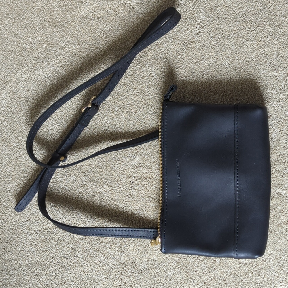 Portland Leather Fiesta Bag Black